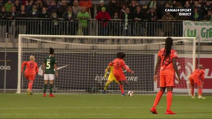 UWCL - 1/4 de finale retour - Wolfsbourg / Lyon : Renard fait le break sur penalty pour l'OL !