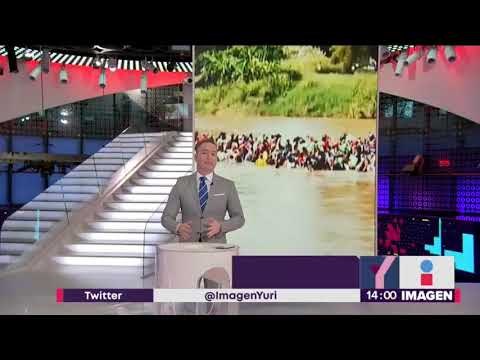 Migrantes cruzan ríos con sus hijos con tal de entrar a México | Noticias con Yuriria