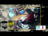 Video de asalto con rifle en comercio de Puebla | Noticias con Zea