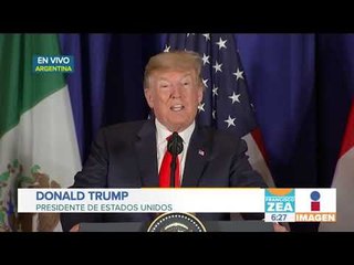 Mensaje de Donald Trump en la firma del T-MEC | Noticias con Francisco Zea