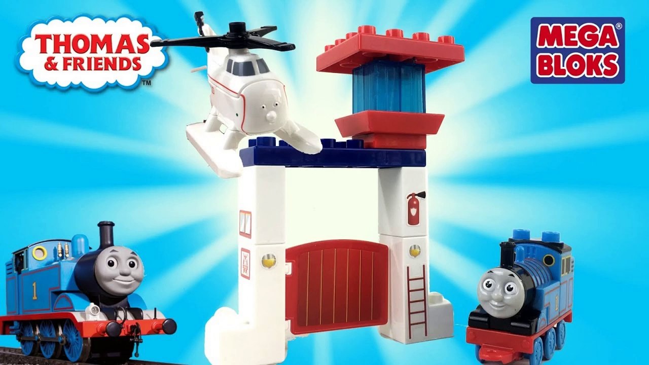 Thomas and Friends Mega Bloks Thomas and Harold Sodor Search and Rescue || Keiths Toy Box