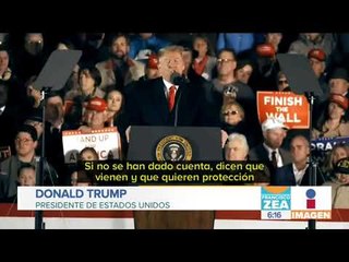 Donald Trump señala una "contradicción" en la caravana migrante | Noticias con Zea