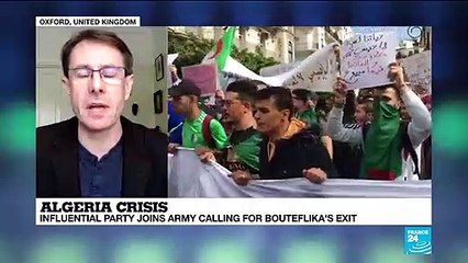 Algeria - Bouteflika's allies abandon him - James McDougall's analysis