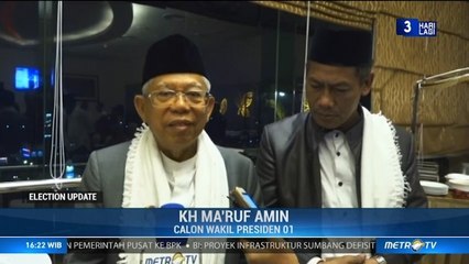 Ma'ruf Minta Masyarakat Tak Takut ke TPS