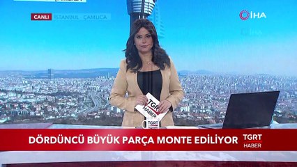 Çamlıca Kulesi’nin Dördüncü Büyük Parçası Monte Edildi