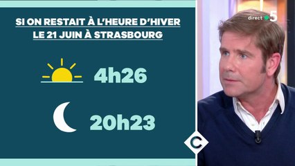 Fin du changement d'heure, danger pour notre santé ? - C à Vous - 26/03/2019