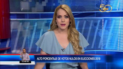Alto porcentaje de votos nulos en elecciones 2019