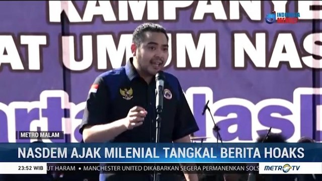 Prananda Ajak Milenial Tangkal Hoaks Pemilu