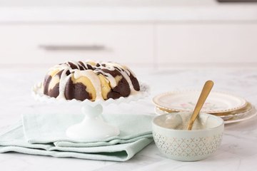 Instant Pot Tiramisu Chocolate Marble Cake