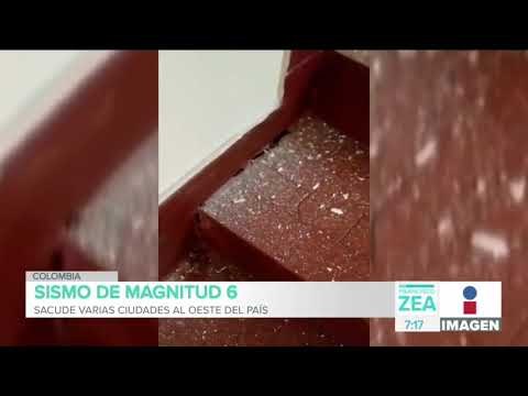 Imágenes del sismo de magnitud 6.0 que sacudió a Colombia | Noticias con Francisco Zea