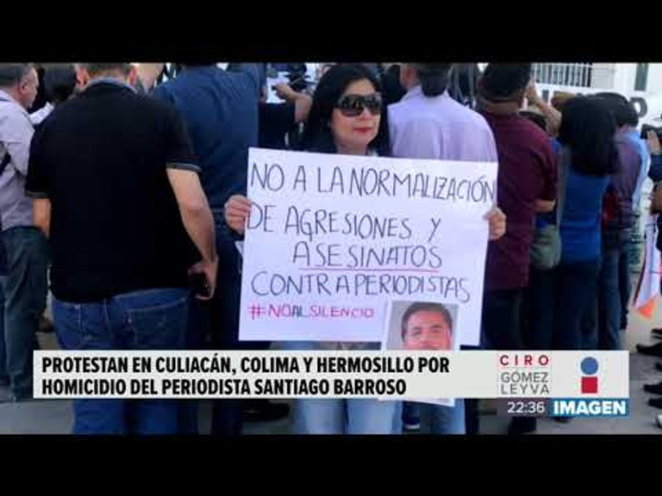 Exigen protección a periodistas tras muerte de Santiago Barroso | Noticias con Ciro Gómez