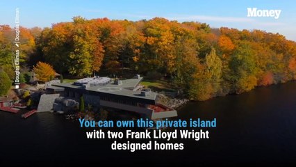 This Island Features Two Frank Lloyd Wright Homes
