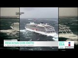 ¡Terror en altamar! Rescatan con éxito a tripulantes de crucero varado | Noticias con Paco Zea