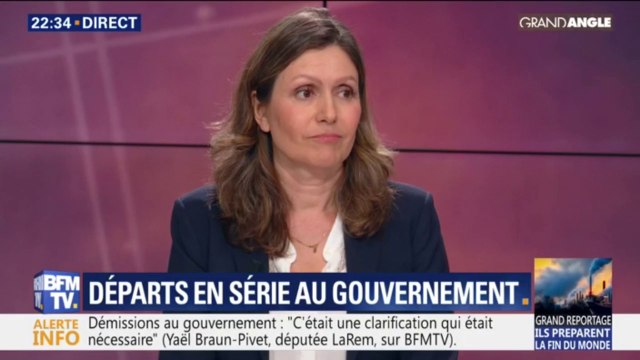 Démissions au gouvernement: la députée LaRem Yaël Braun-Pivet estime que c'était une clarification nécessaire