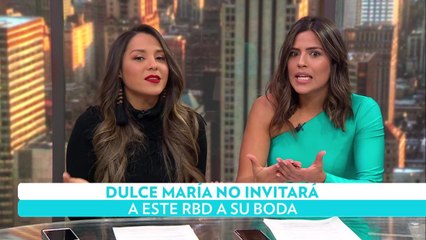 Dulce María no invitará a este RBD a su boda