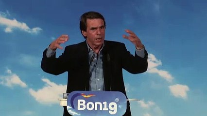 Aznar: “A mí nadie me dice a la cara ‘derechita cobarde’ porque no me aguanta la mirada”