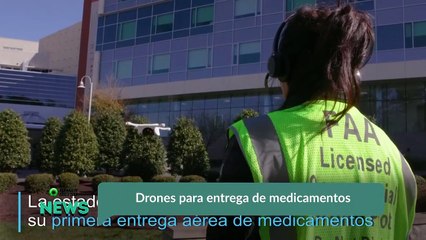 Drones para entrega de medicamentos
