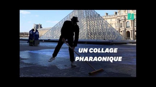 L'œuvre mystère de JR pour les 30 ans de la pyramide du Louvre