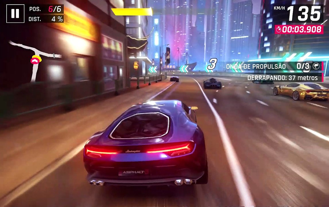 Asphalt 9  Legends de Lamborghini em Xangai