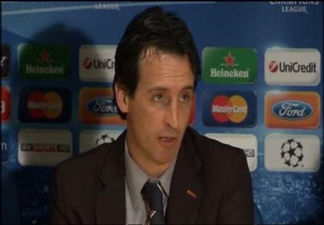 Emery: "Hemos perdido el tiempo con los dos primeros goles"