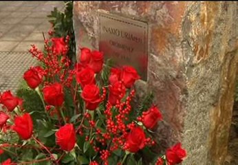 Homenaje a Inaxi Uría, asesinado por ETA