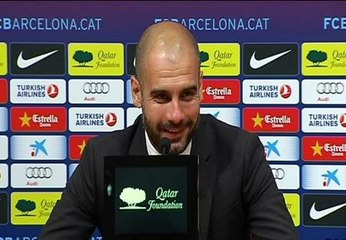 Guardiola: "Es un riesgo salir con una defensa de tres en el Bernabéu"