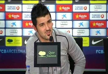 Villa sobre la tarjeta a Piqué: "Ahí tenéis el acta del árbitro"