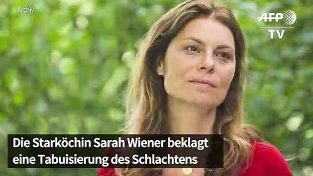 Sarah Wiener: Wer Fleisch isst, muss auch Blut sehen können
