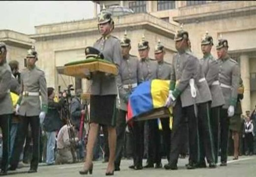 Homenaje a los cuatro rehenes asesinados por las FARC