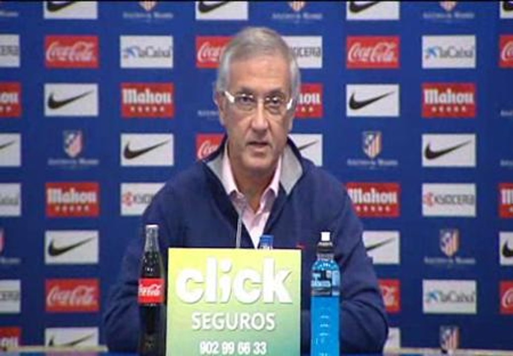 Manzano: "Hay que dar el 120% y defender una institución como es el Atlético"