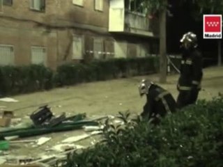 Dos heridos en una explosión en Arganda