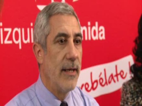 Llamazares culpa a la especulación y a los recortes