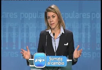 Cospedal: "Queremos que el nuevo Gobierno esté constituido antes del día de Navidad"