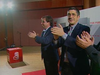 Patxi agradecido con Zapatero y Rubalcaba