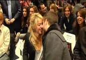 Gerard Piqué y Shakira, juntos en la presentación del libro del padre del futbolista