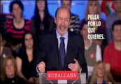 Rubalcaba afirma que a Rajoy sólo le importa 
