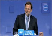 Rajoy dice que un voto al PP es un 