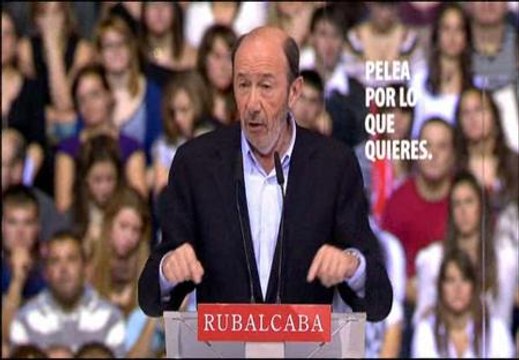 Rubalcaba: Aznar es el ventrílocuo de Rajoy
