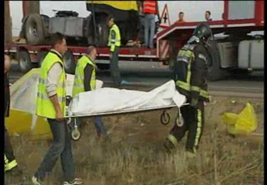 Grave accidente en Zaragoza