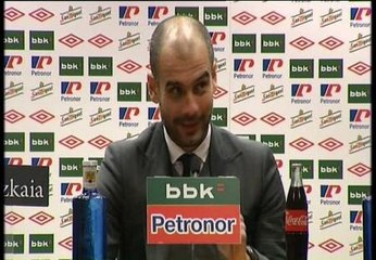 Guardiola: "Nunca había jugado con un equipo tan intenso"