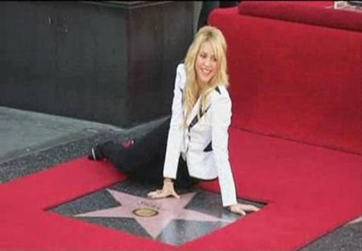 Shakira ya tiene su estrella en el paseo de la fama