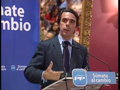 Aznar: Rubalcaba actuó como intrépido reportero