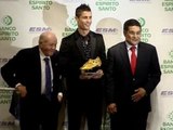 Cristiano Ronaldo recibe la 'Bota de Oro'