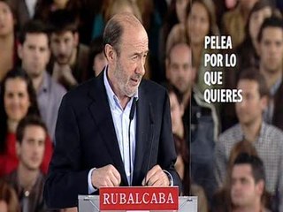 Rubalcaba: "Así estarían si gobernara el PP"