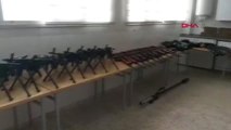 Kilis'te, Jandarma Tarafından Düzenlenen Operasyonda Patlayıcı ve Silah Ele Geçirildi