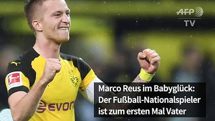 Marco Reus im Babyglück