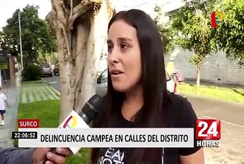 Surco: robos a mano armada se incrementan en el distrito