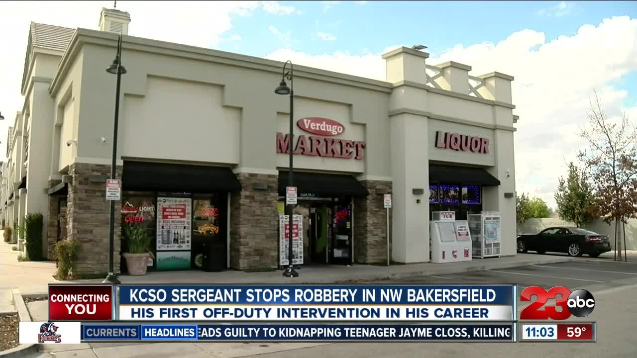 KCSO Sergeant stops robbery in Northwest Bakers...