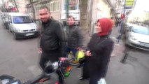 İstanbul'da Küçük Kız Motosikletin Altında Kalmaktan Kıl Payı Kurtuldu