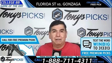 Florida St vs. Gonzaga 3/28/2019 Picks Predictions